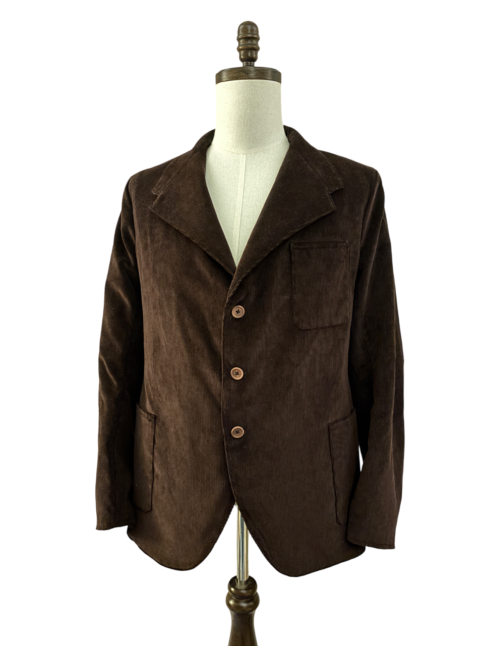 1930s 1940s Mens Cotton Corduroy Wool Lined Work Jacket Reproduction