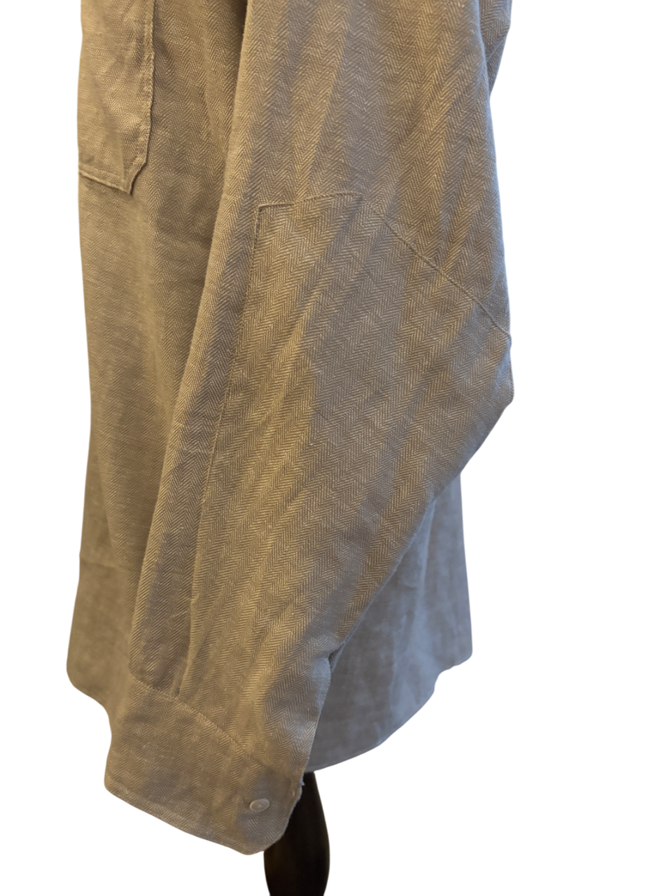 1930s 1940s Mens Cotton/Linen Work Shirt Reproduction