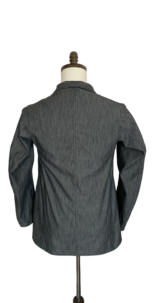 1930s 1940s French Mens Cotton Work Jacket