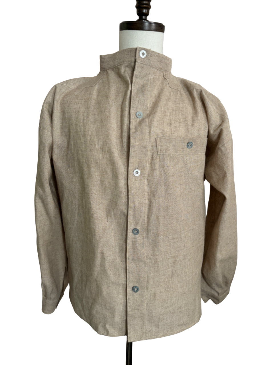 World War I Reproduction French Bourgeron Linen Work Jacket