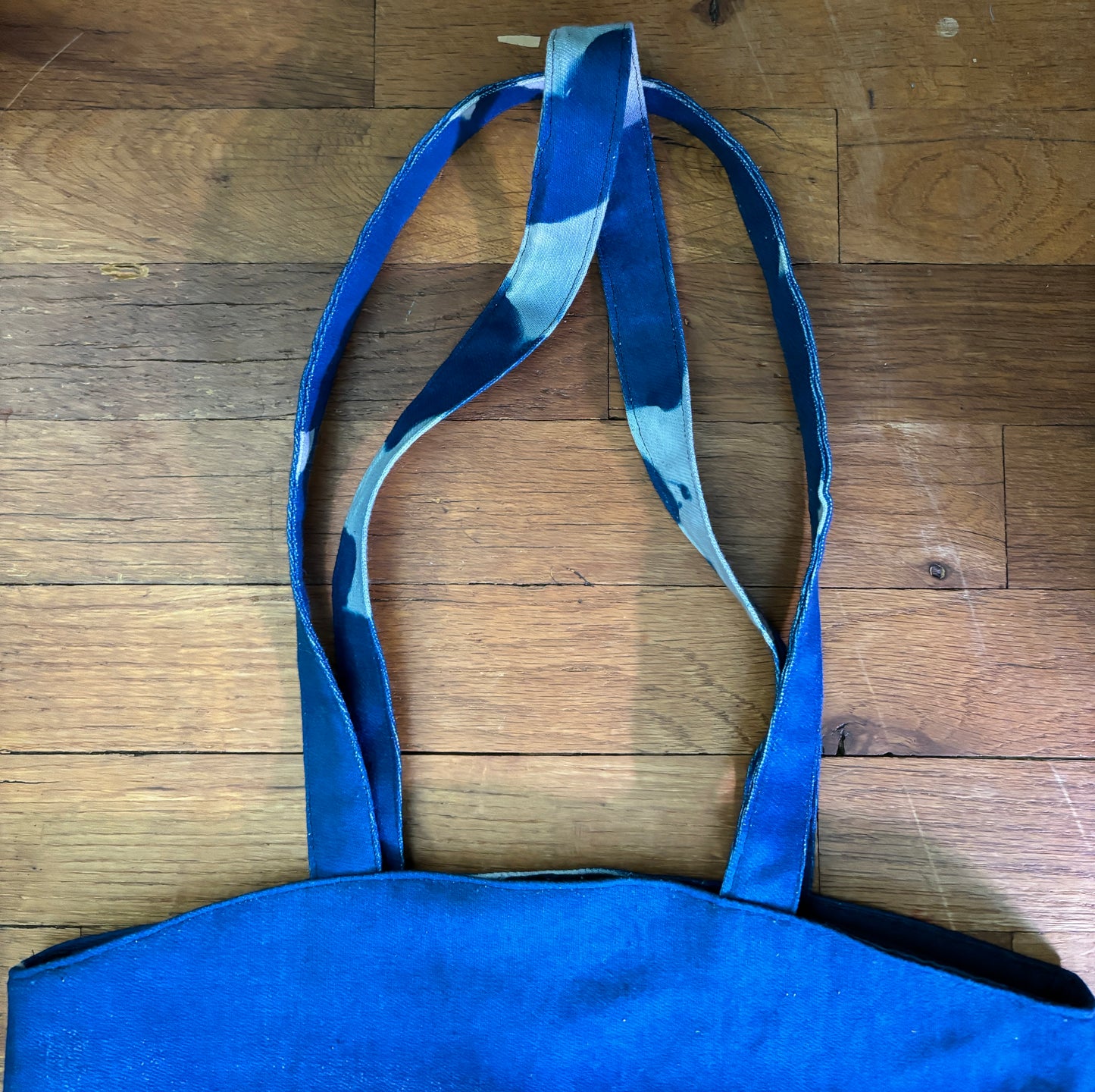 Double Sided Leaf Cyanotype Tote