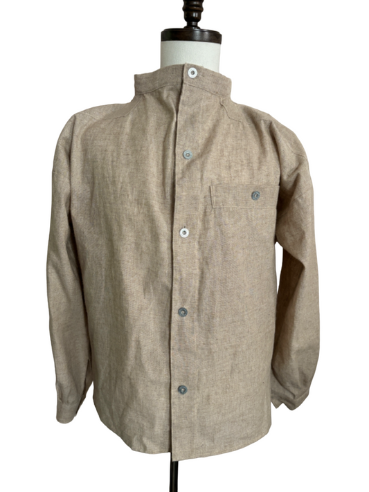 World War I Reproduction French Bourgeron Linen Work Jacket