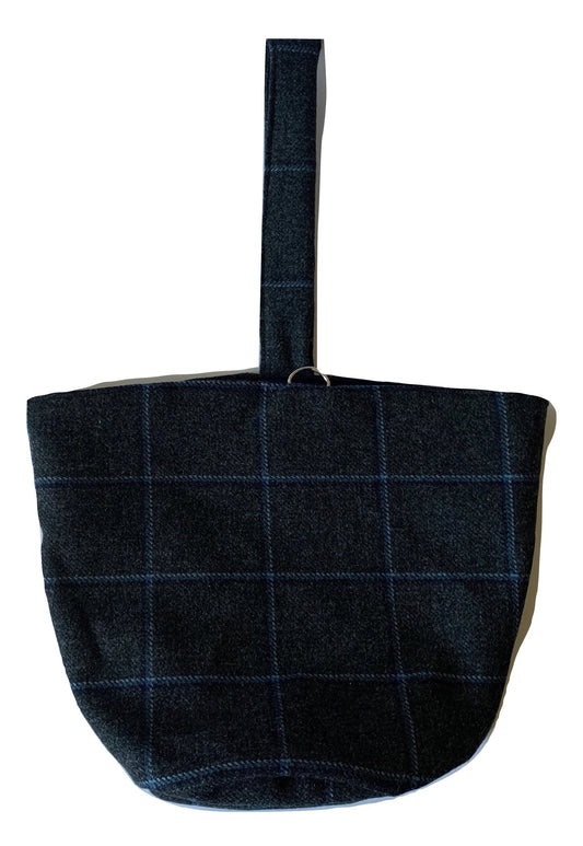 1940s Wool Tweed Wristlet Purse