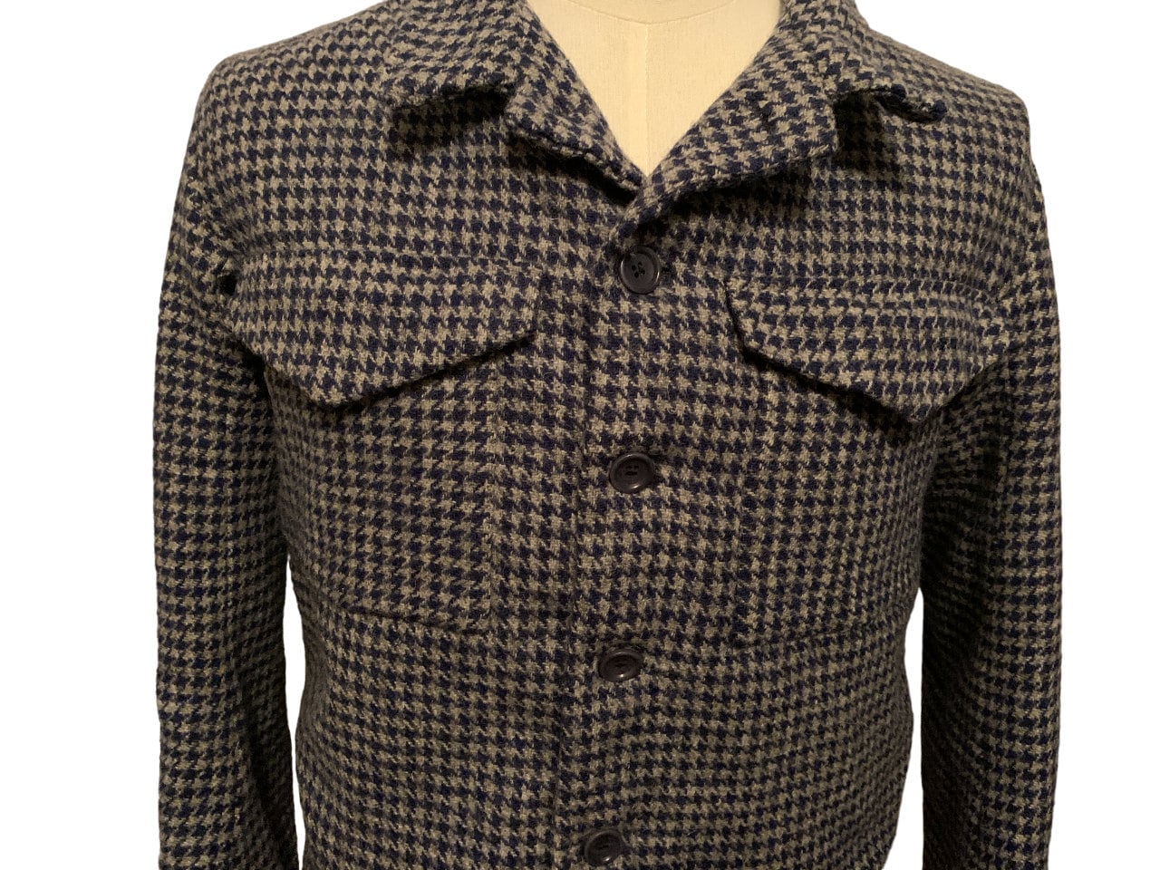 1930s French Style Tweed Cycling Jacket